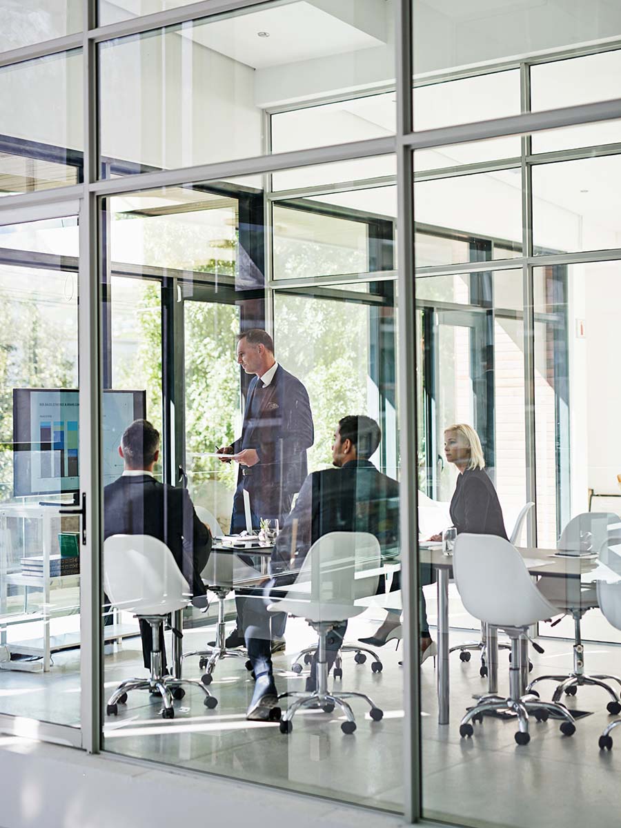Vidrio Inteligente Centros de Negocios